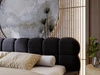 Polsterbett mit Bettkasten und Lattenrost 160x200 Plaza Schwarz