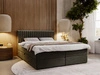 Boxspringbett mit Bettkasten 160x200 Marbella Dunkelgrau