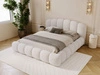 Polsterbett mit Stauraum und Lattenrost 180x200 Cloud Soft Beige