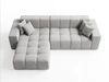 Ecksofa L-Form Links Moderne Ecksofa Loopo Grau