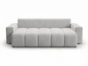 Schlafsofa mit Bettfunktion und Bettkasten Miro Grau