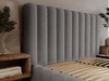 Polsterbett mit Bettkasten und Lattenrost 160x200 Rotto Grau