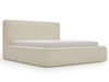 Polsterbett mit Bettkasten und Lattenrost 200x200 Amaro Beige