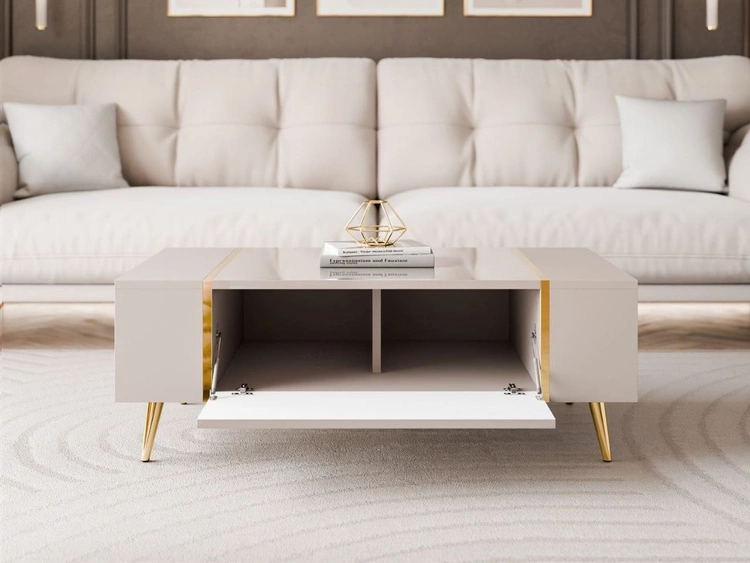 Wohnzimmer-Set im Glamour-Stil Lunelie Kaschmir