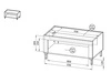 Set für Wohnzimmer Messina Weiß