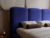 Polsterbett mit Bettkasten und Lattenrost 120x200 Bubble Blau
