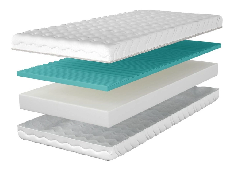Schaumstoffmatratze mit profiliertem Schaum Simba 200x200