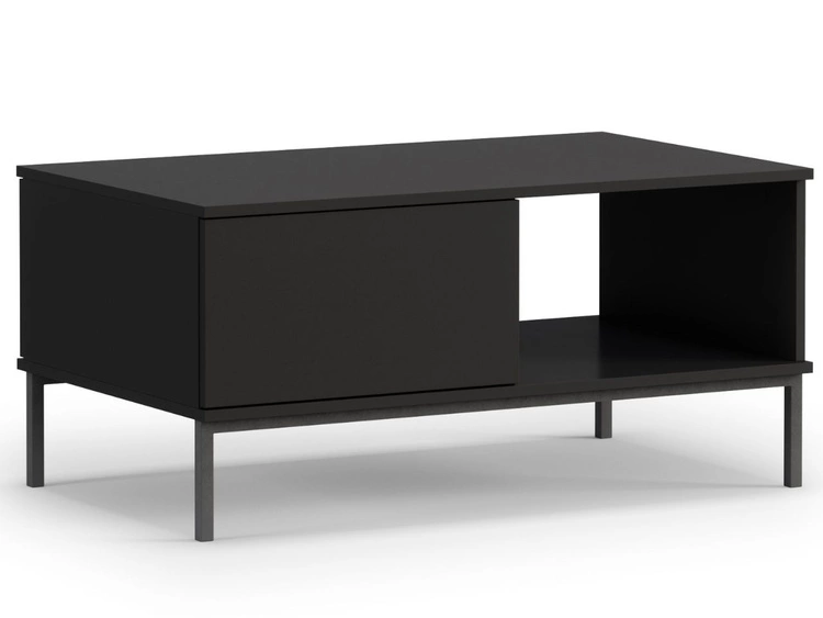 Couchtisch mit Stauraum Soroko Schwarz
