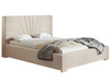 Polsterbett mit Bettkasten und Lattenrost 140x200 Tesis Beige