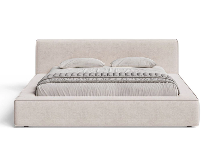Polsterbett mit Bettkasten und Lattenrost 160x200 Mali Beige