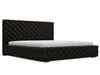 Polsterbett mit Bettkasten und Lattenrost 160x200 Astra Schwarz