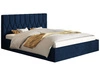 Polsterbett mit Bettkasten und Lattenrost 120x200 Gaja Dunkelblau