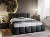Polsterbett mit Bettkasten und Lattenrost 140x200 Cloud Dunkelgrau