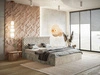 Polsterbett mit Bettkasten und Lattenrost 160x200 Esma Beige