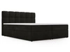 Boxspringbett mit Bettkasten 160x200 Maison Dunkelgrau