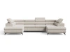 Wohnlandschaft mit Schlaffunktion und Bettkasten Argon Beige