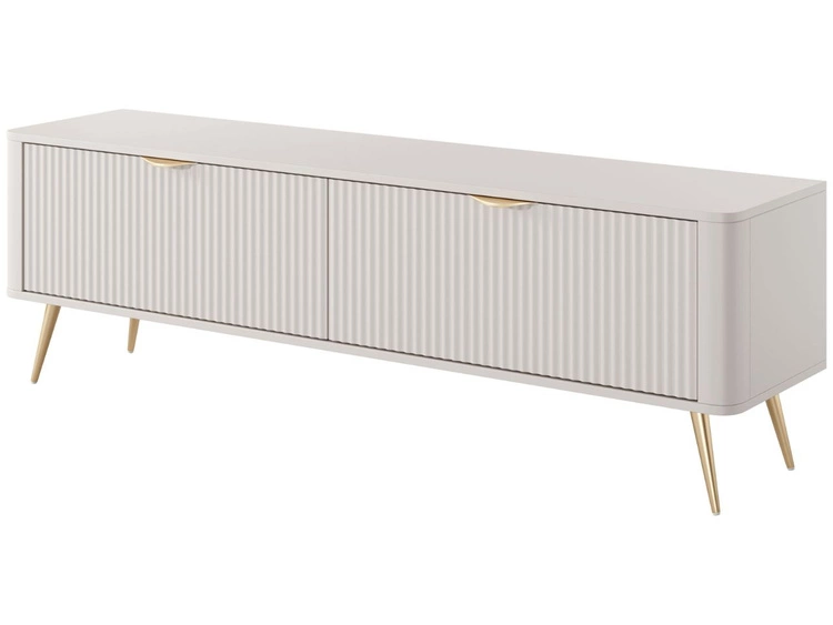 TV-Lowboard mit Türen 160 cm Latina Beige