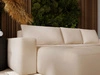Ecksofa L-Form Links mit Schlaffunktion und Bettkasten Portland Beige