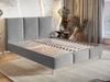 Polsterbett mit Lattenrost 120x200 Trio Schwarz