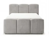 Boxspringbett mit Bettkasten 180x200 Campi Grau