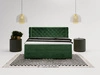 Boxspringbett mit Bettkasten 180x200 Lion Dunkel grün