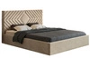 Polsterbett mit Bettkasten und Lattenrost 180x200 Loris Beige