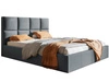 Polsterbett mit Bettkasten und Lattenrost 180x200 Malo Dunkelgrau