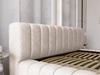 Polsterbett mit Bettkasten und Lattenrost 140x200 Italia Creme
