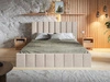 Polsterbett mit Bettkasten und Lattenrost 180x200 Siena Beige
