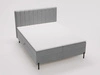 Boxspringbett mit Bettkasten 120x200 Primavera Hellgrau
