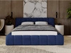 Polsterbett mit Bettkasten und Lattenrost 120x200 Ibiza Dunkelblau