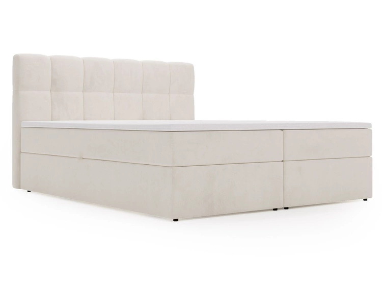 Boxspringbett mit Bettkasten 160x200 Maison Beige