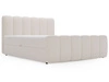 Boxspringbett mit Bettkasten 200x200 Bouclé-Stoff Cloud Beige