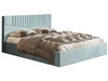 Polsterbett mit Bettkasten und Lattenrost 160x200 Lido Hellblau