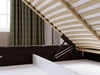Polsterbett mit Bettkasten und Lattenrost 160x200 Orio Schwarz
