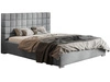Polsterbett mit Bettkasten und Lattenrost 120x200 Terra Hellgrau