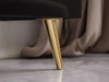 TV-Schrank im Glamour-Stil mit Schränken und Schublade Lunelie Schwarz Hochglanz