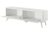 TV-Lowboard mit Türen 163 cm Latina Weiß
