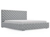 Polsterbett mit Bettkasten und Lattenrost 180x200 Astra Hellgrau