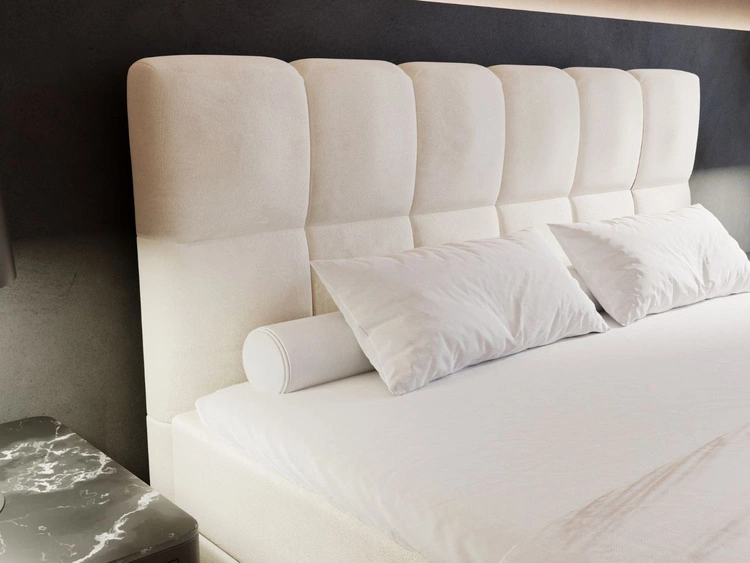 Boxspringbett mit Bettkasten 140x200 Alicante Beige