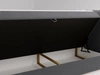 Boxspringbett mit Bettkasten 140x200 Osteno Dunkelgrau