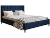 Polsterbett mit Lattenrost 160x200 Snazi Dunkelblau