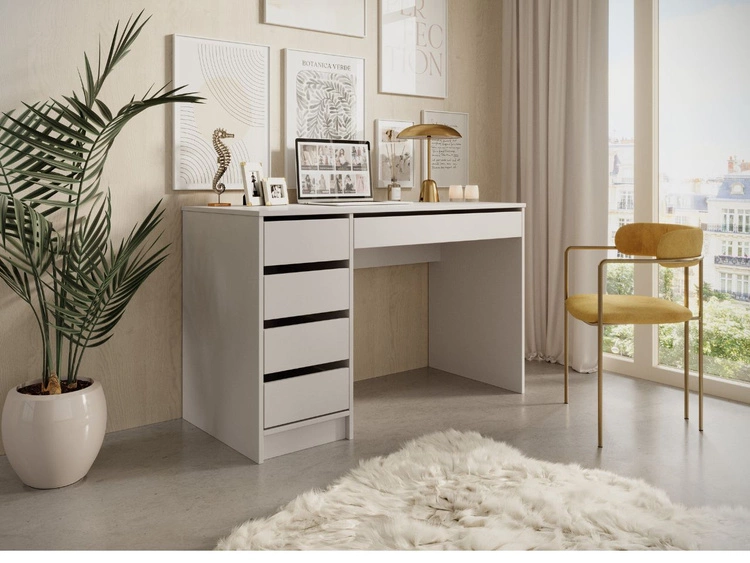 Schreibtisch mit Schubladen Anes Beige