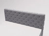 Boxspringbett mit Bettkasten 140x200 Canolo Grau