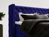 Boxspringbett mit Bettkasten 140x200 Lion Dunkelblau