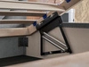 Polsterbett mit Bettkasten und Lattenrost 180x200 Orlo Dunkelgrau