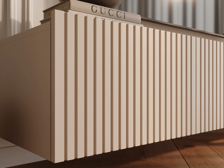 TV-Lowboard mit Türen 200 cm Kioto Cashmere