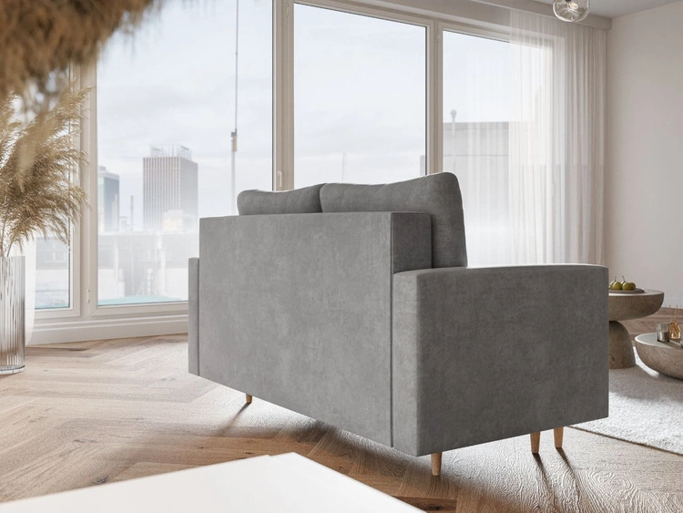 Schlafsofa mit Bettfunktion und Bettkasten Castelo Grau