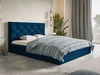 Polsterbett mit Bettkasten und Lattenrost 140x200 Salento Dunkelblau