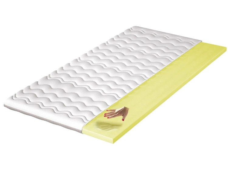 Matratzenauflage mit thermoelastischem Schaumstoff Visso 120x200